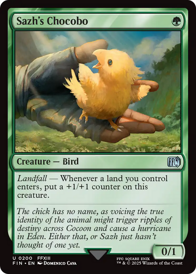 Sazh's Chocobo (FIN) 200 - WZRD TCG