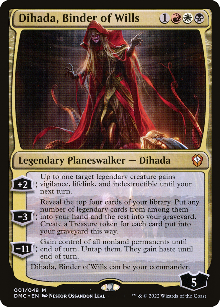 Dihada, Binder of Wills (DMC) 1
