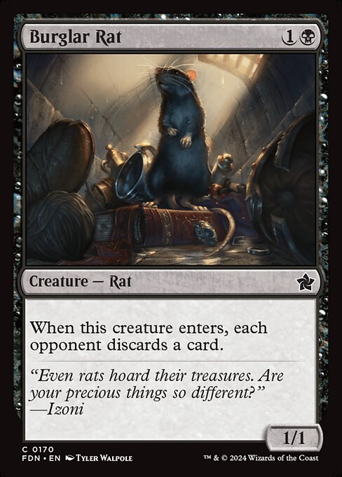 Burglar Rat front
