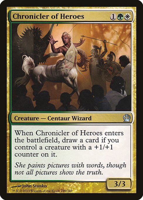 Chronicler of Heroes front