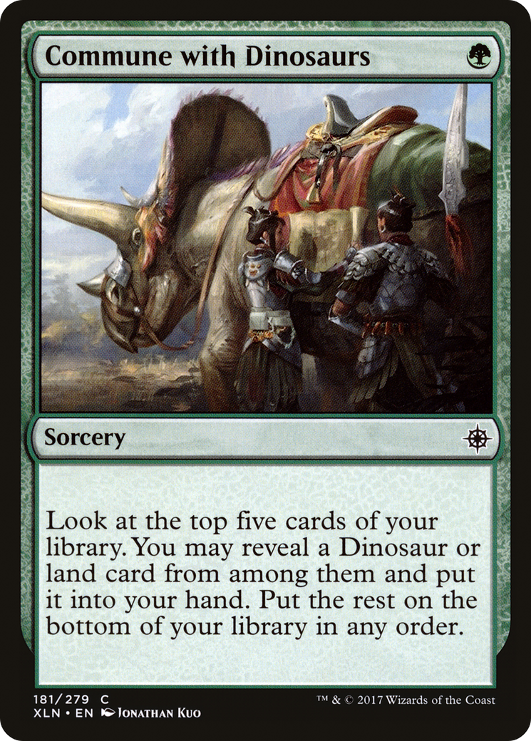 Commune with Dinosaurs (XLN) 181 - WZRD TCG