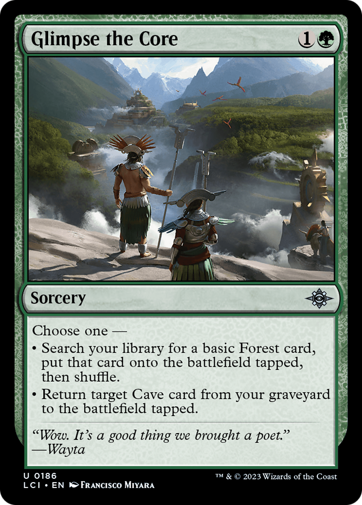 Glimpse the Core (LCI) 186