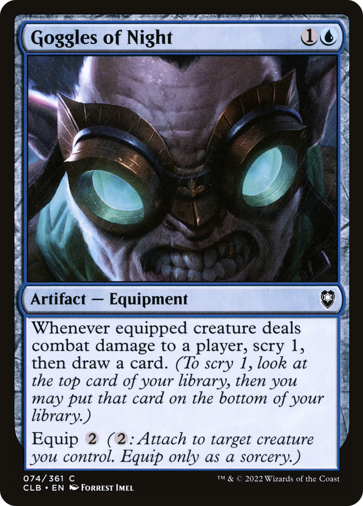 Goggles of Night (CLB) 74 - WZRD TCG