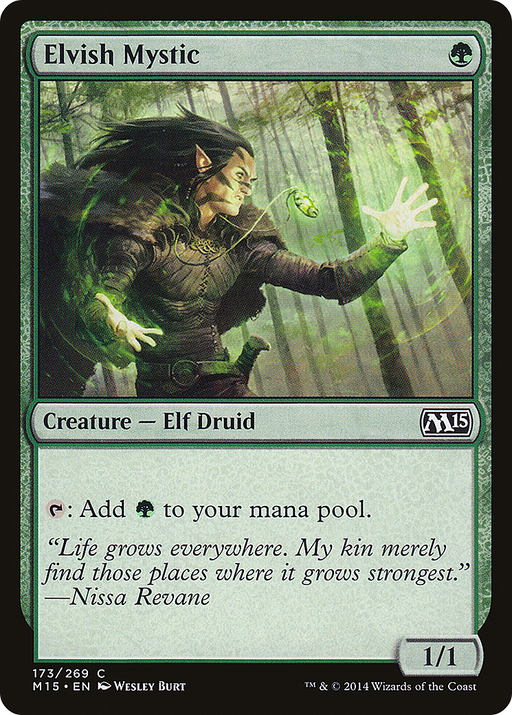 Elvish Mystic (M15) 173 - WZRD TCG