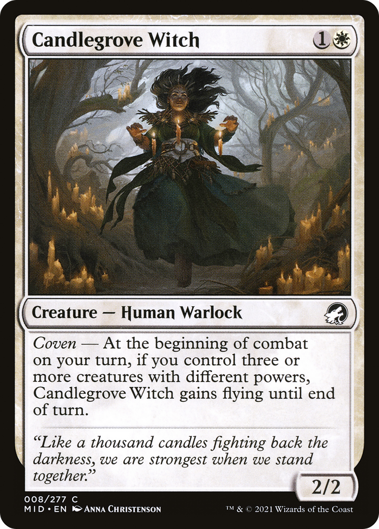 Candlegrove Witch (MID) 8 - WZRD TCG