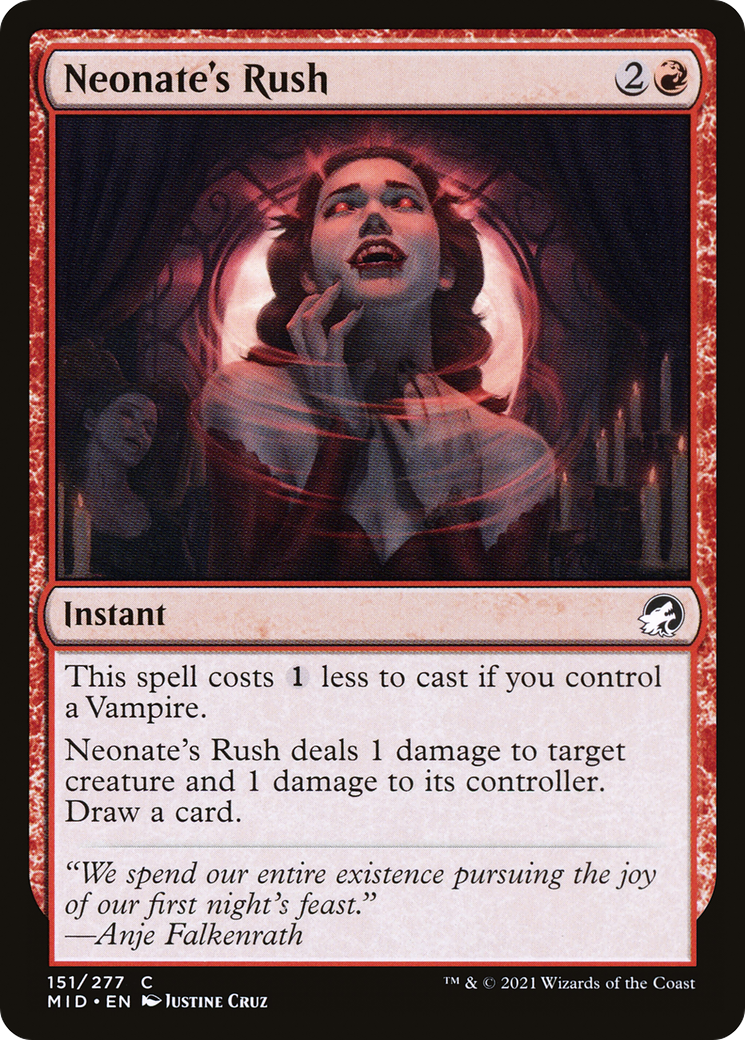 Neonate's Rush (MID) 151 - WZRD TCG