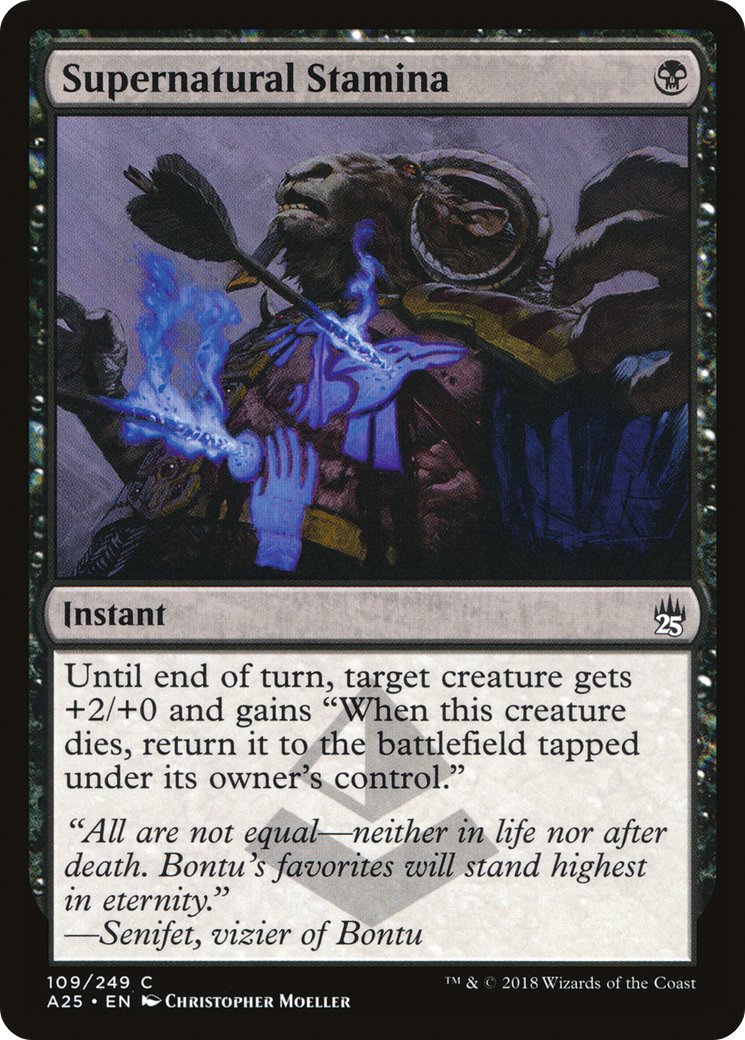 Supernatural Stamina (A25) 109 - WZRD TCG