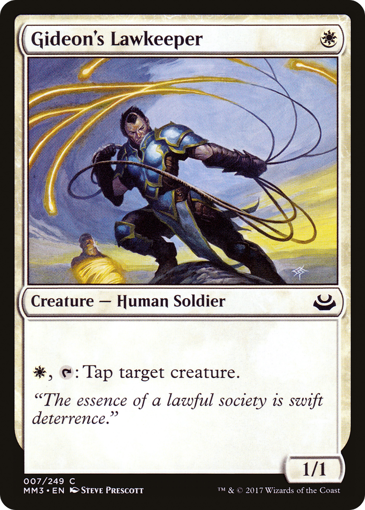 Gideon's Lawkeeper (MM3) 7 - WZRD TCG