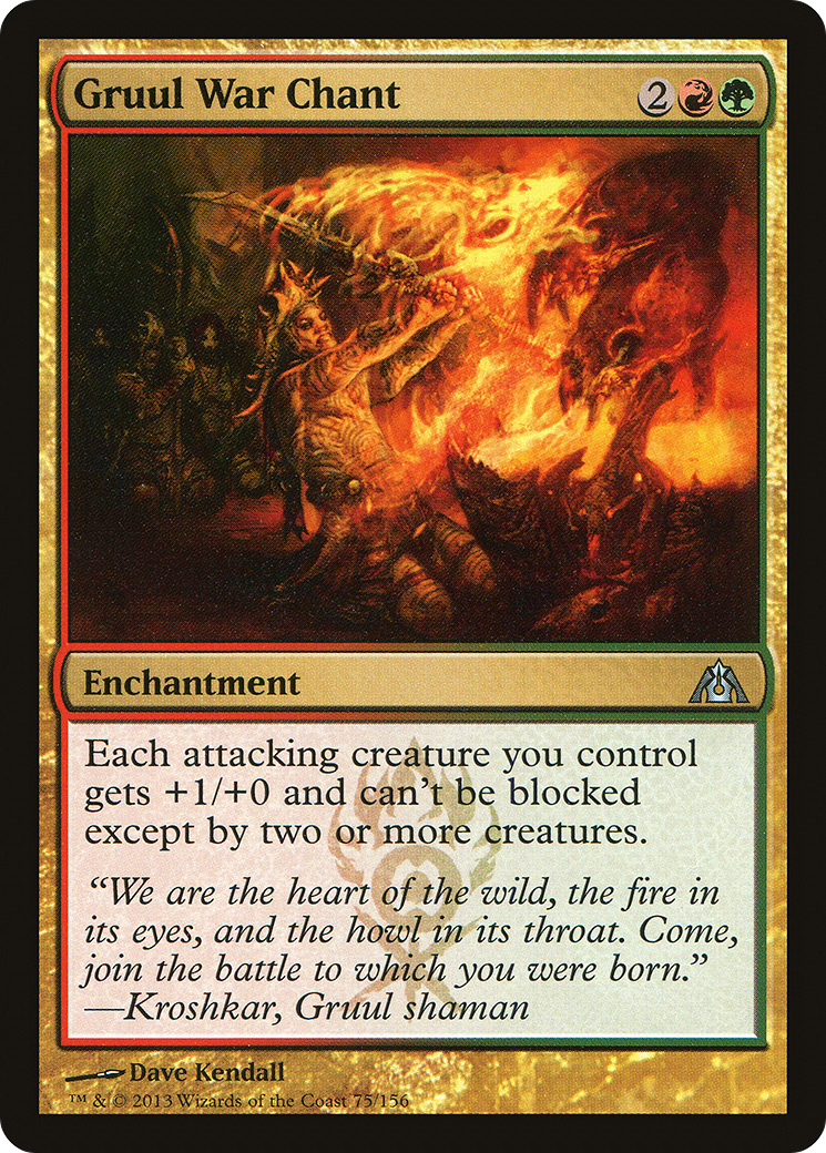 Gruul War Chant (DGM) 75