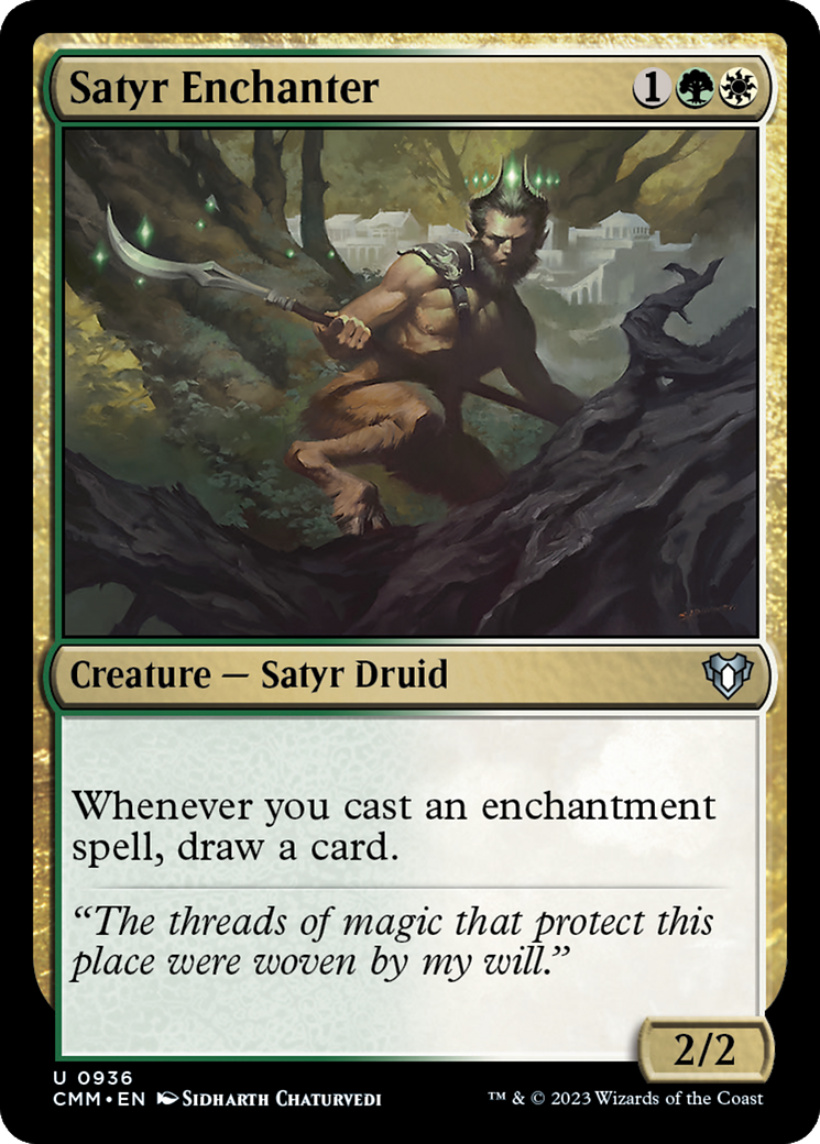 Satyr Enchanter (CMM) 936 - WZRD TCG