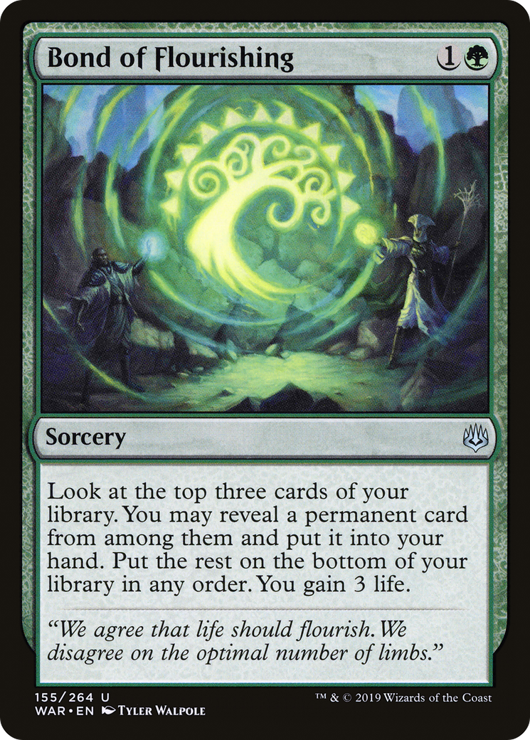 Bond of Flourishing (WAR) 155 - WZRD TCG