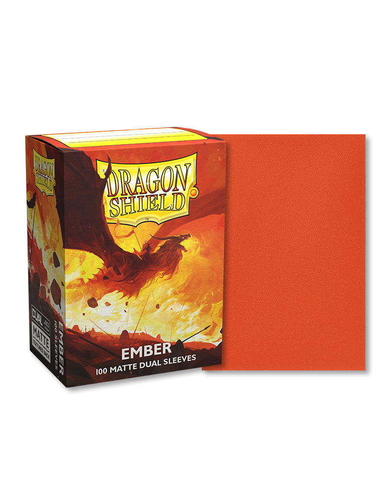 Dragon Shield - Standard Size Dual Matte - Ember