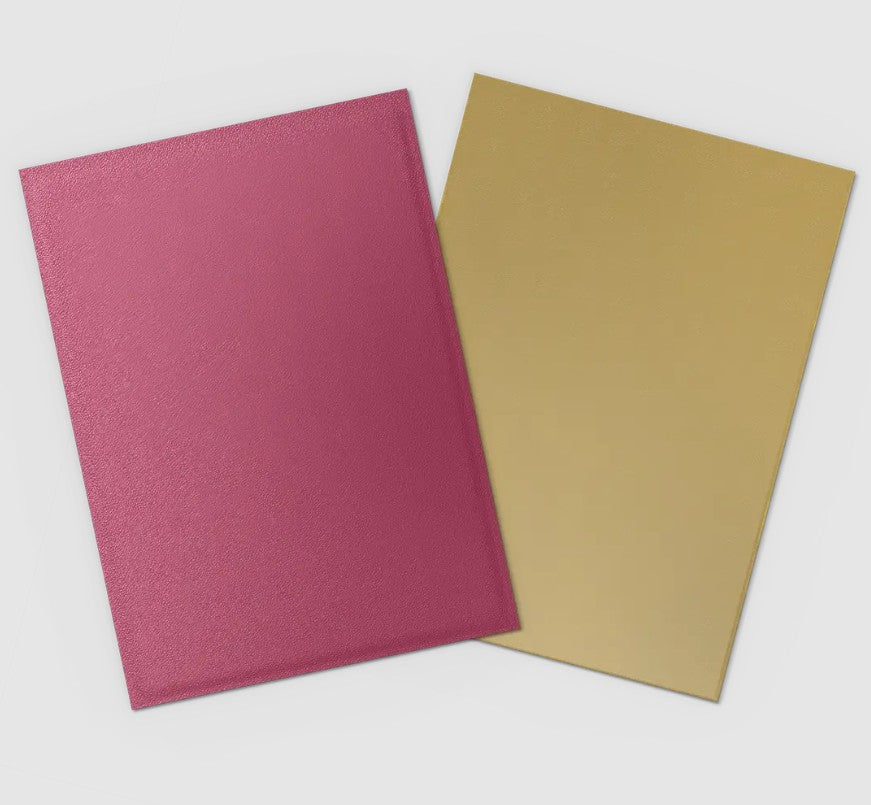 Dragon Shield - Standard Size Dual Matte - Pomegranate & Gold