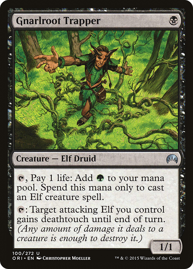 Gnarlroot Trapper (ORI) 100 - WZRD TCG