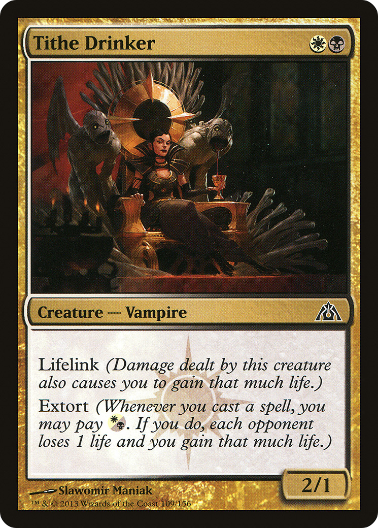 Tithe Drinker (DGM) 109 - WZRD TCG