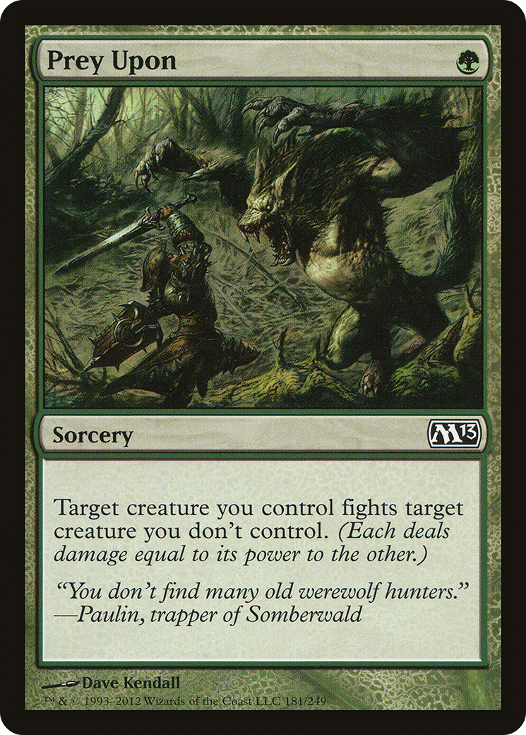 Prey Upon (M13) 181 - WZRD TCG