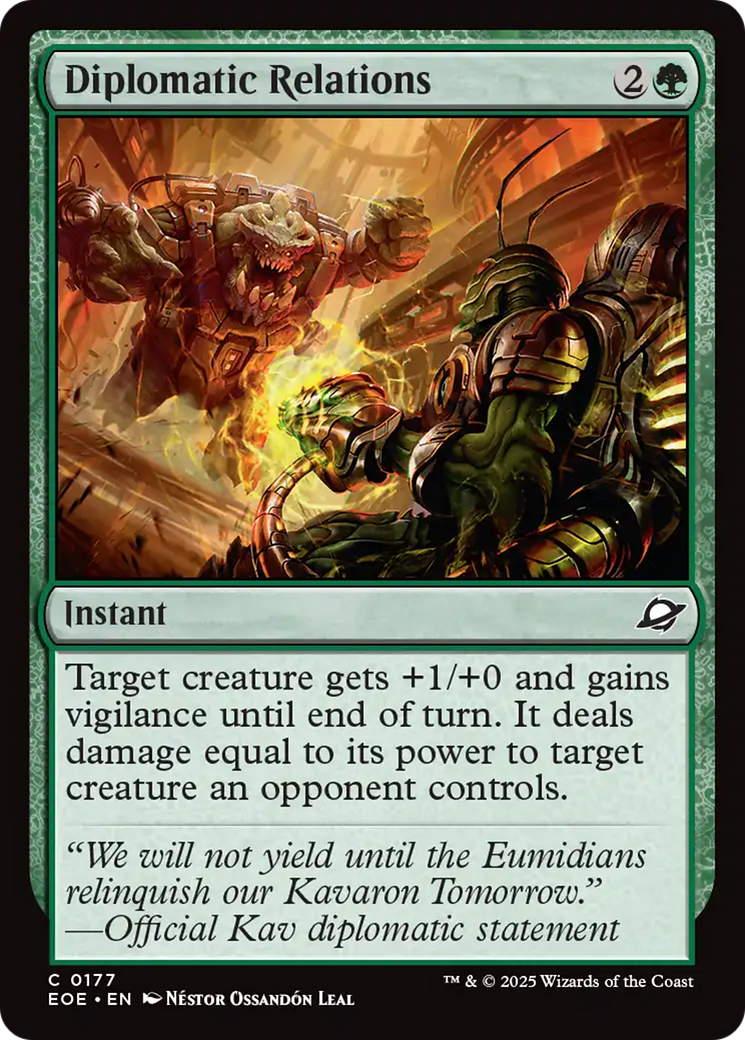 Diplomatic Relations (EOE) 177 - WZRD TCG