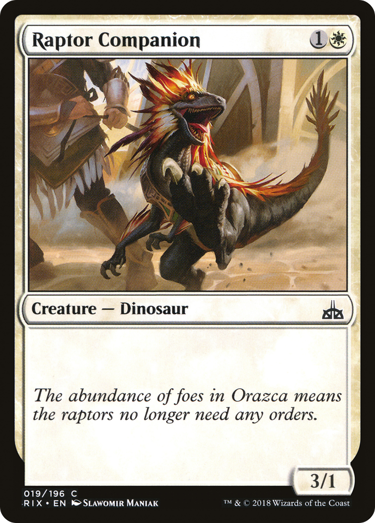 Raptor Companion (RIX) 19 - WZRD TCG