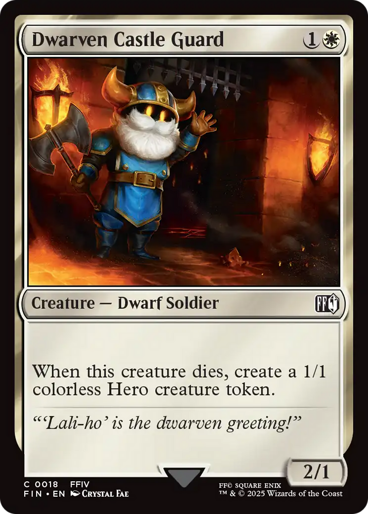 Dwarven Castle Guard (FIN) 18 - WZRD TCG