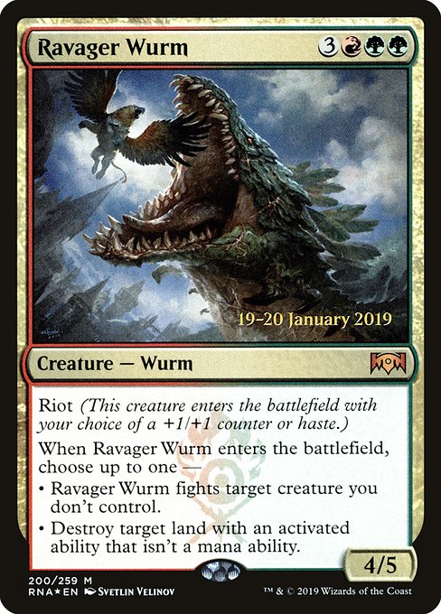 Ravager Wurm front