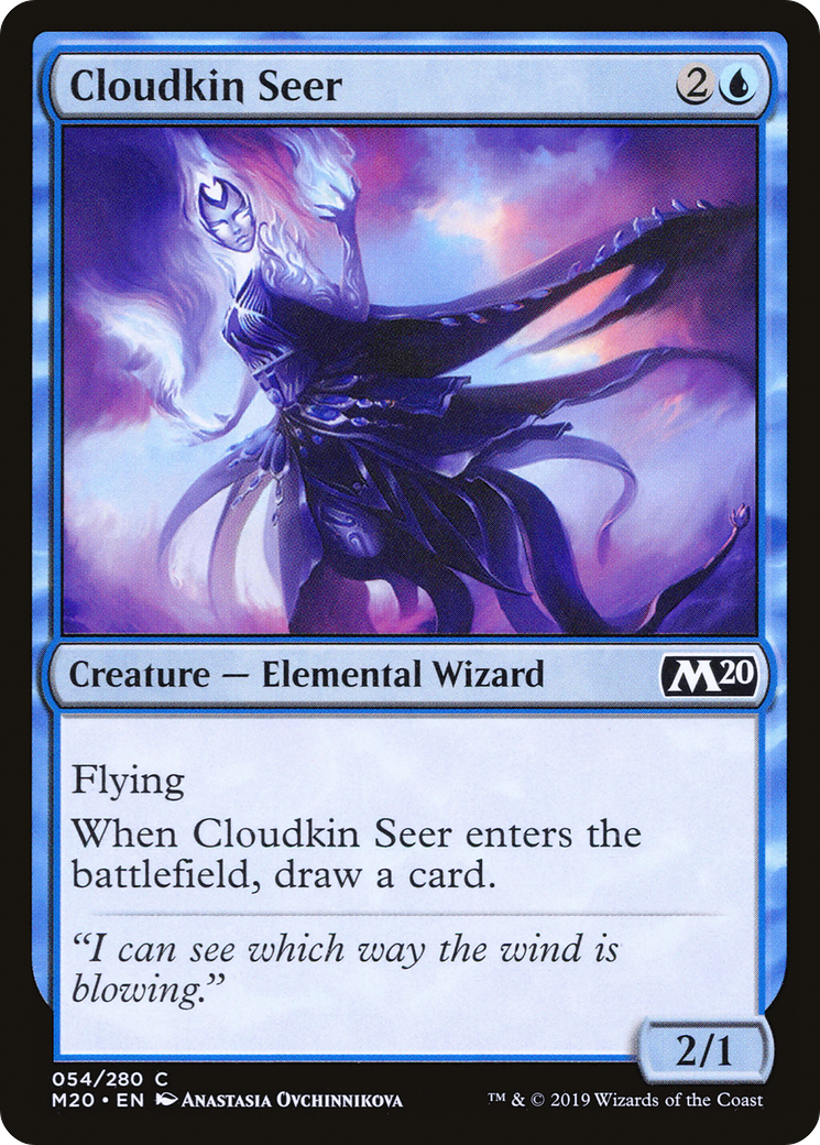 Cloudkin Seer (M20) 54 - WZRD TCG