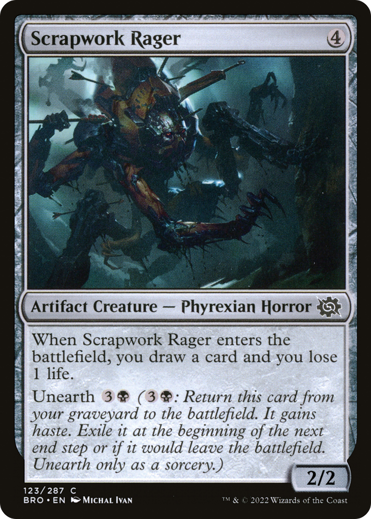 Scrapwork Rager (BRO) 123 - WZRD TCG