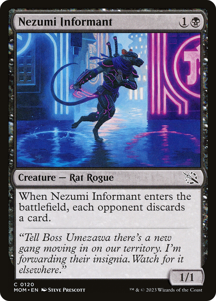 Nezumi Informant (MOM) 120 - WZRD TCG