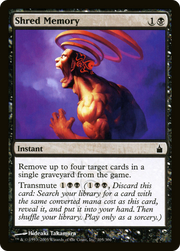 Shred Memory (RAV) 105 - WZRD TCG