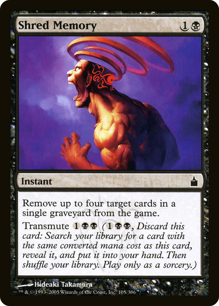 Shred Memory (RAV) 105 - WZRD TCG