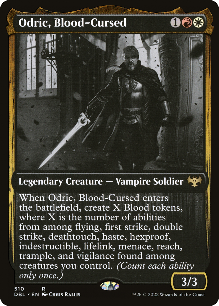 Odric, Blood-Cursed (DBL) 510 - WZRD TCG