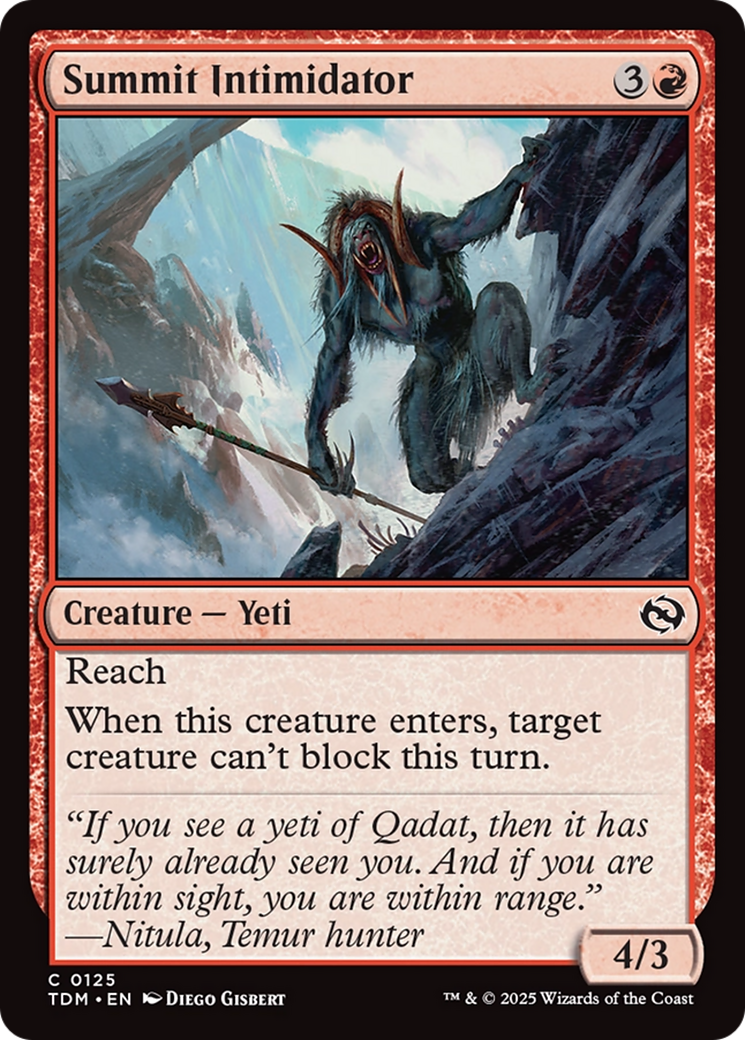 Summit Intimidator (TDM) 125