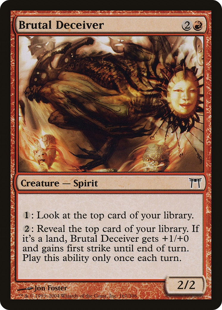 Brutal Deceiver (CHK) 161 - WZRD TCG