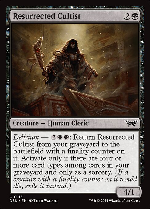 Resurrected Cultist front