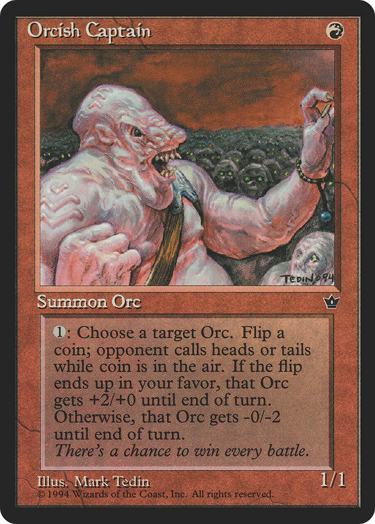 Orcish Captain (FEM) 60 - WZRD TCG