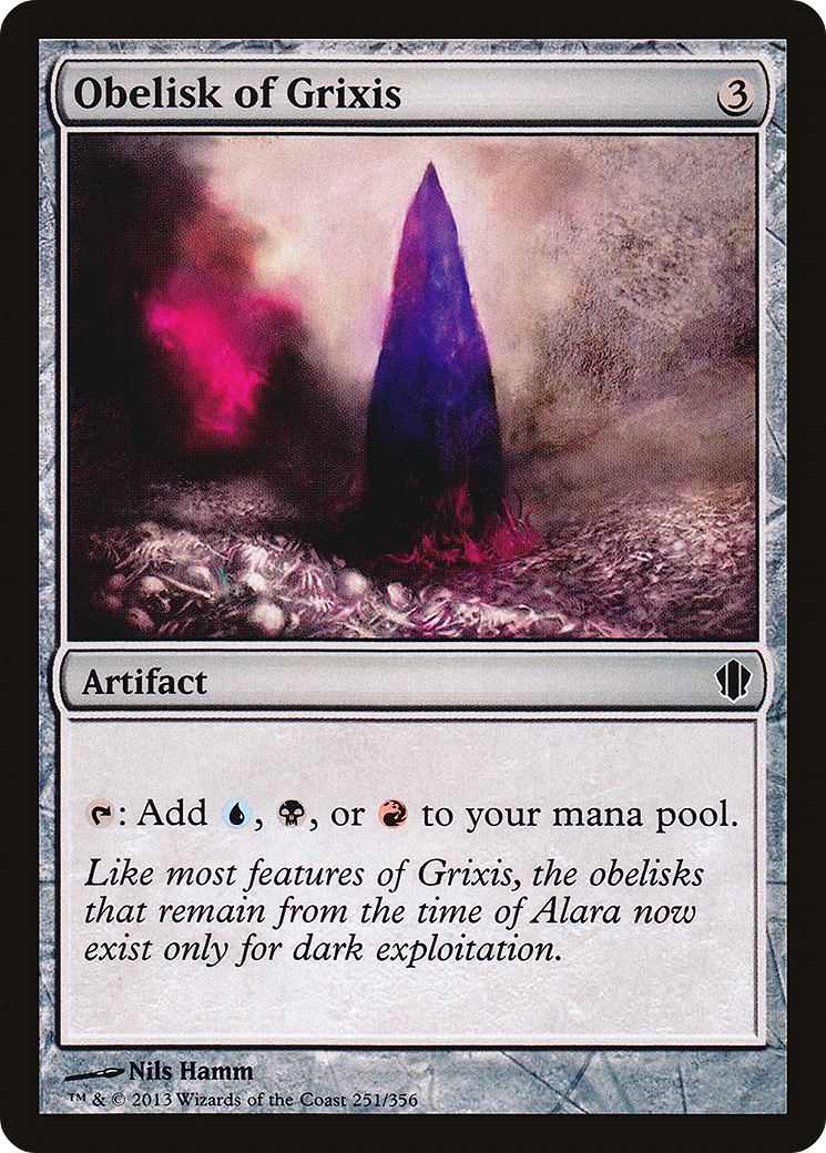 Obelisk of Grixis (C13) 251 - WZRD TCG