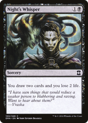 Night's Whisper (EMA) 100 - WZRD TCG