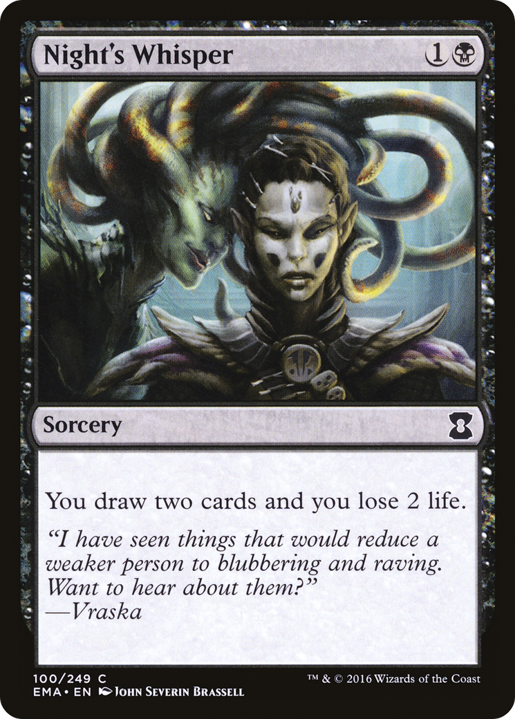 Night's Whisper (EMA) 100 - WZRD TCG
