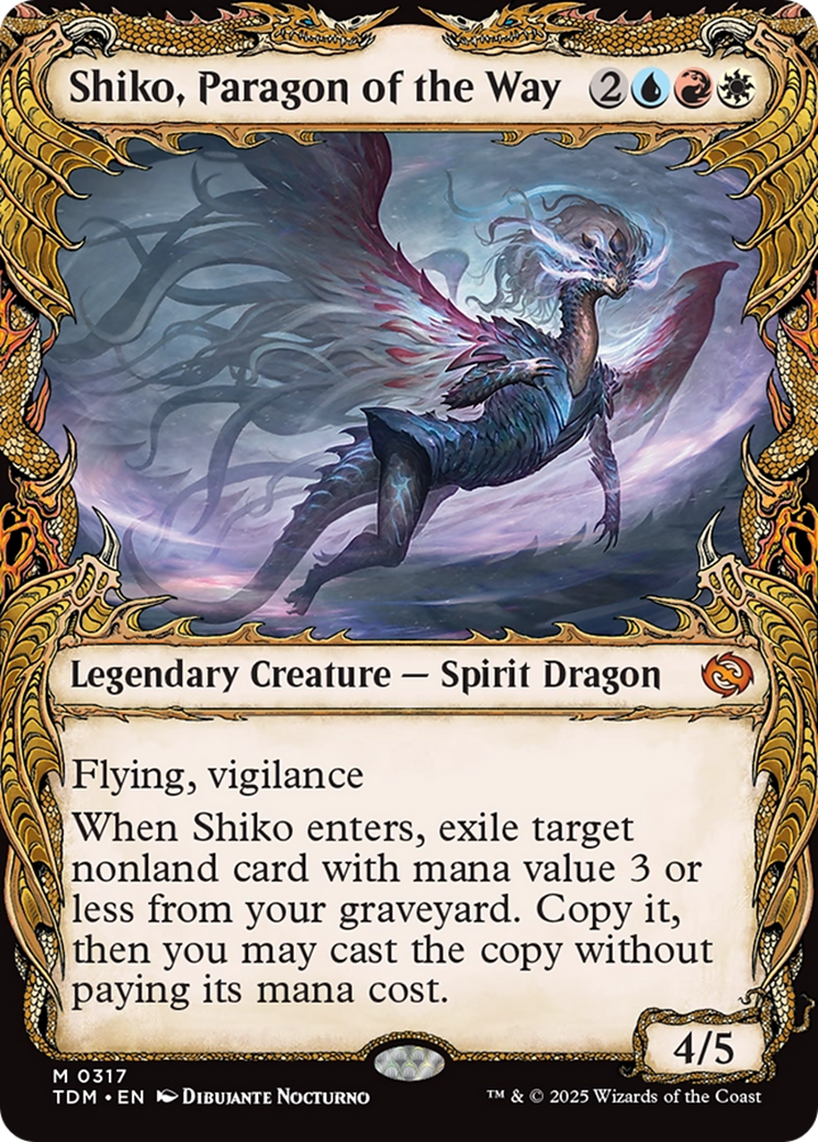 Shiko, Paragon of the Way (TDM) 317 - WZRD TCG