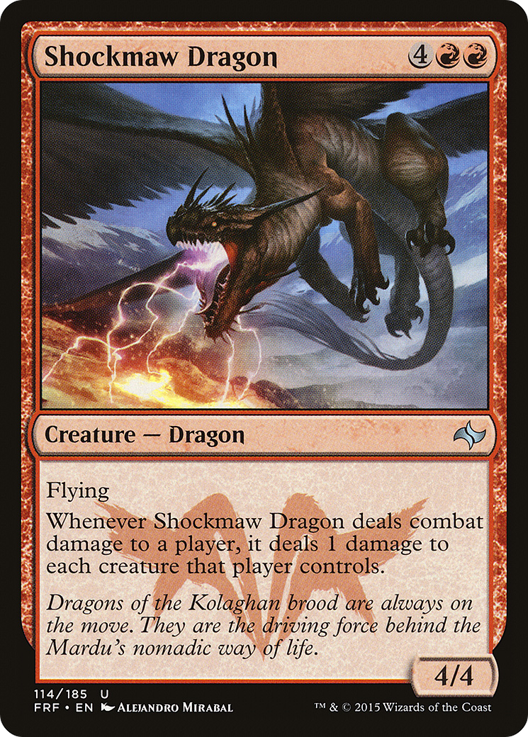 Shockmaw Dragon (FRF) 114 - WZRD TCG