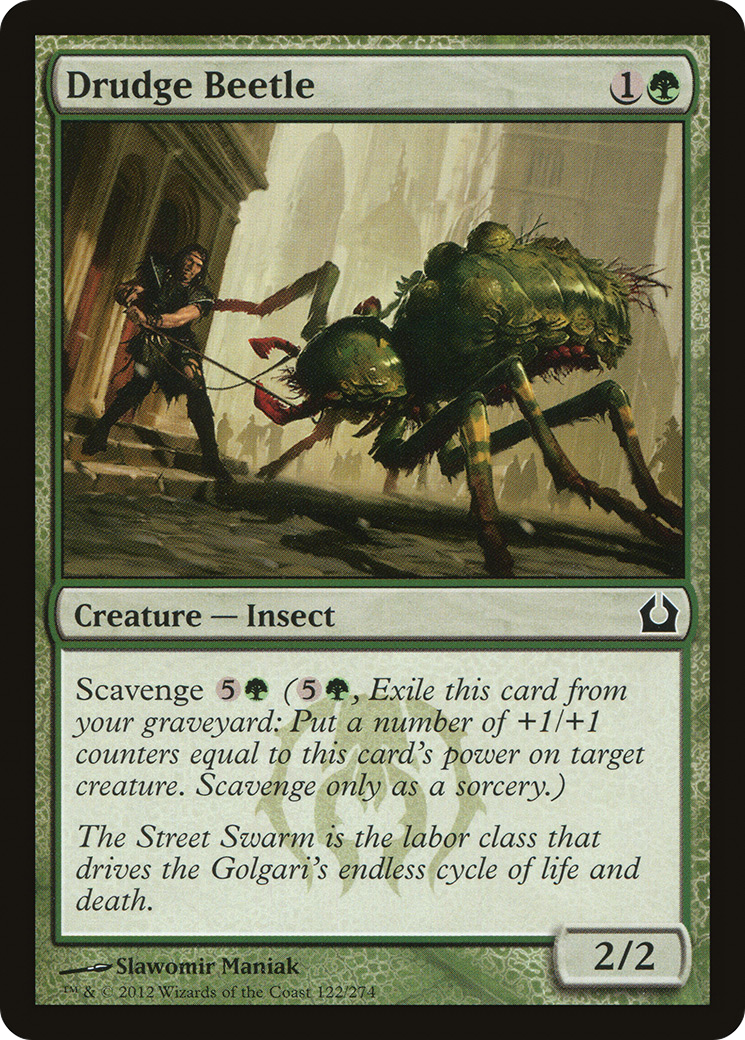 Drudge Beetle (RTR) 122 - WZRD TCG
