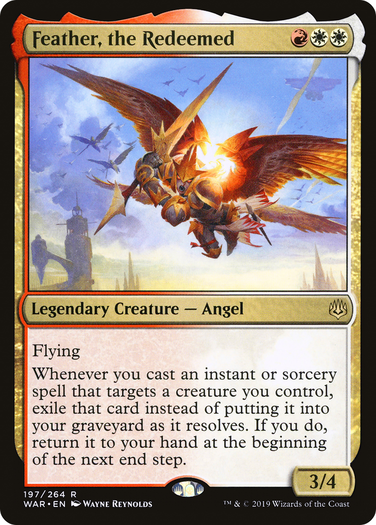 Feather, the Redeemed (WAR) 197 - WZRD TCG