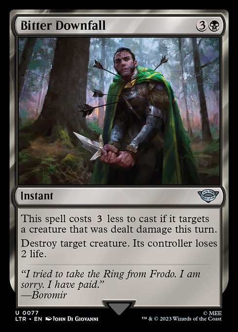Bitter Downfall front