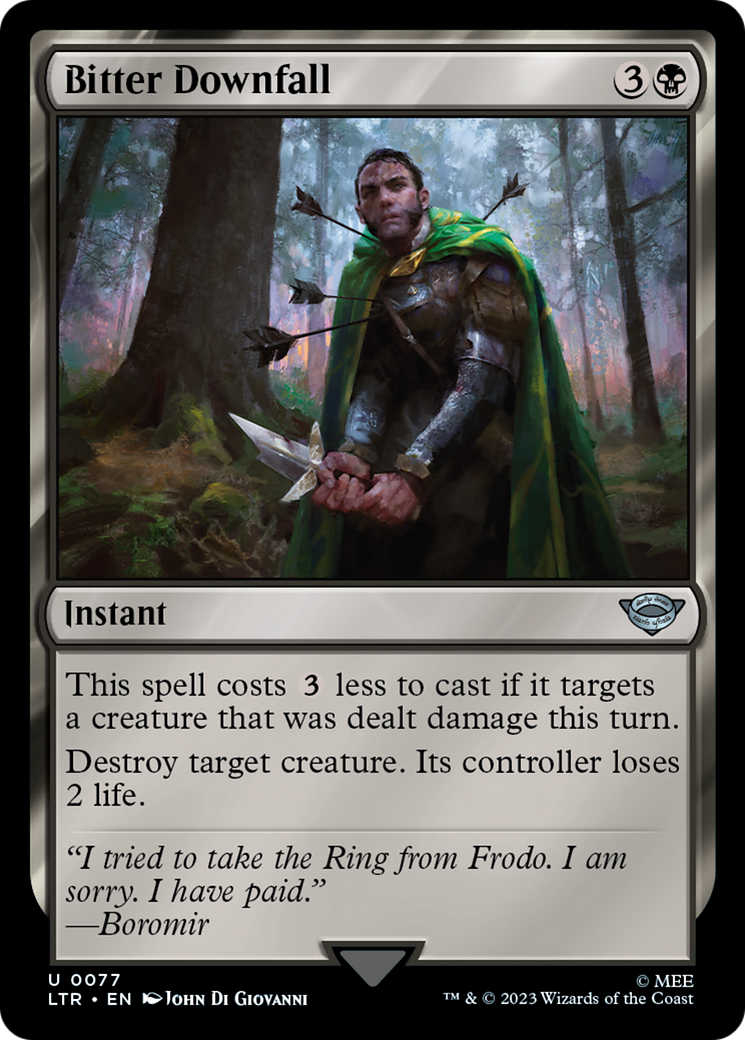 Bitter Downfall (LTR) 77 - WZRD TCG
