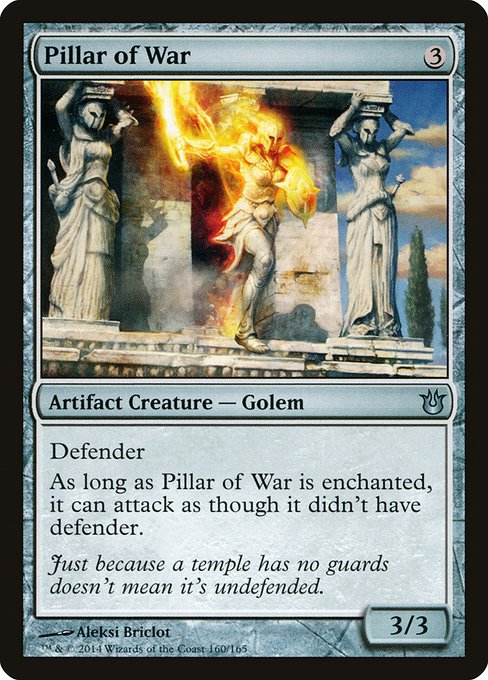 Pillar of War front