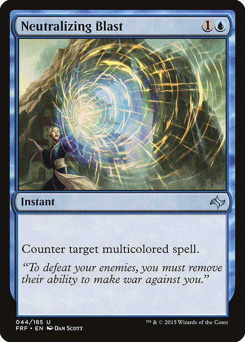 Neutralizing Blast front