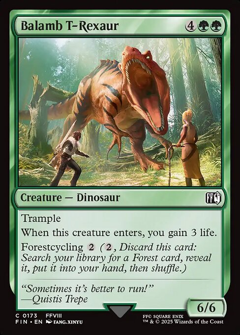 Balamb T-Rexaur front