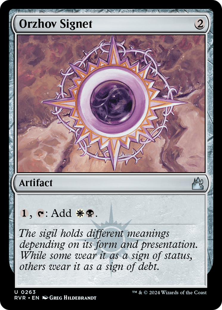 Orzhov Signet (RVR) 263 - WZRD TCG