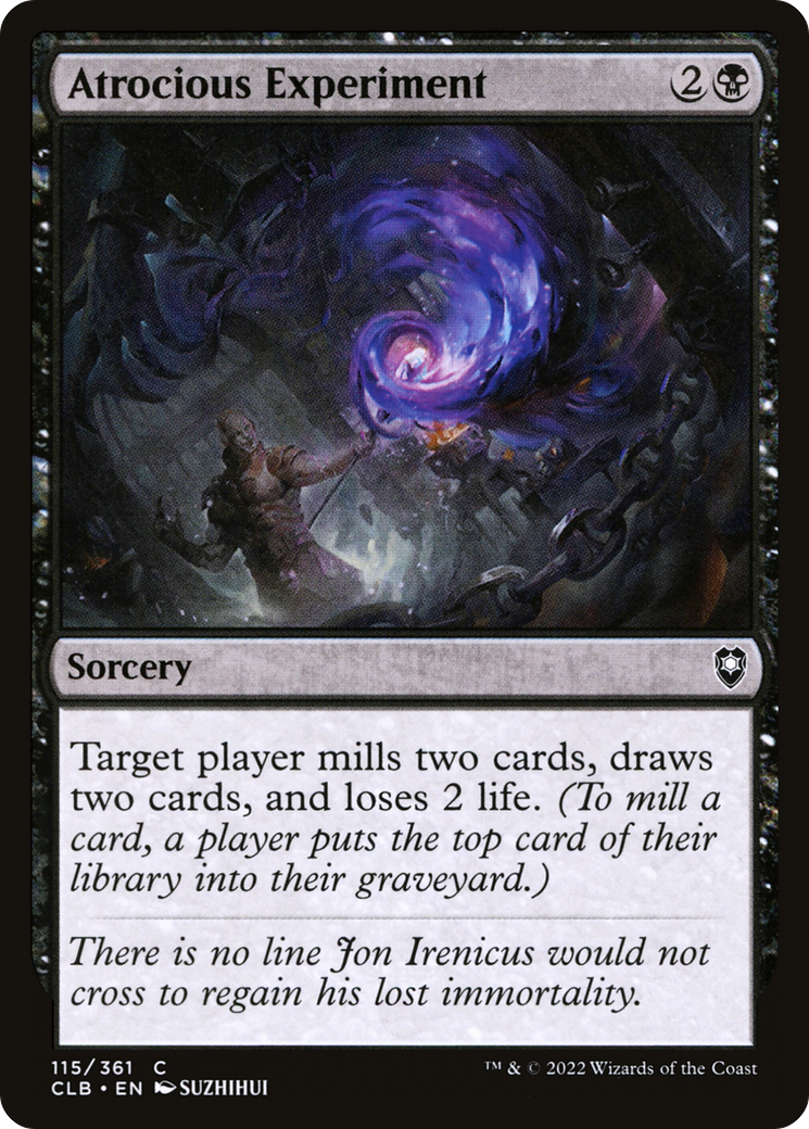 Atrocious Experiment (CLB) 115 - WZRD TCG