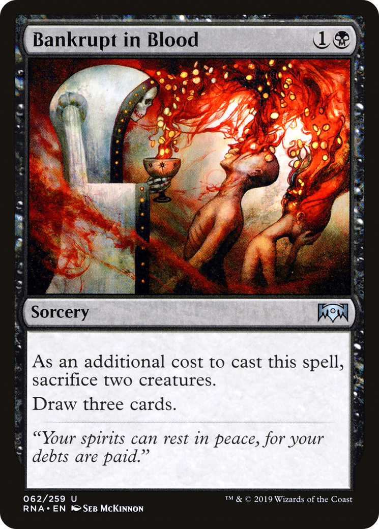 Bankrupt in Blood (RNA) 62 - WZRD TCG