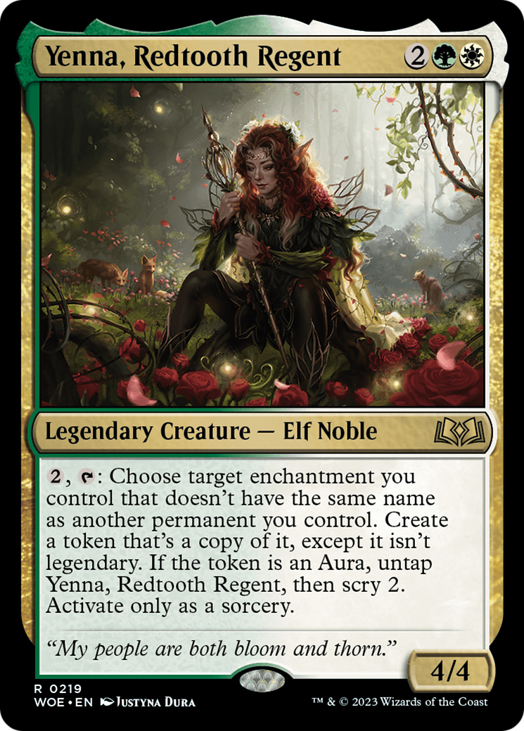 Yenna, Redtooth Regent (WOE) 219